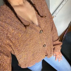 Slouchy sweater cardi